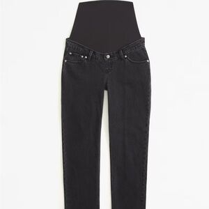 Abercrombie & Fitch High-Rise Maternity Jeans - Black